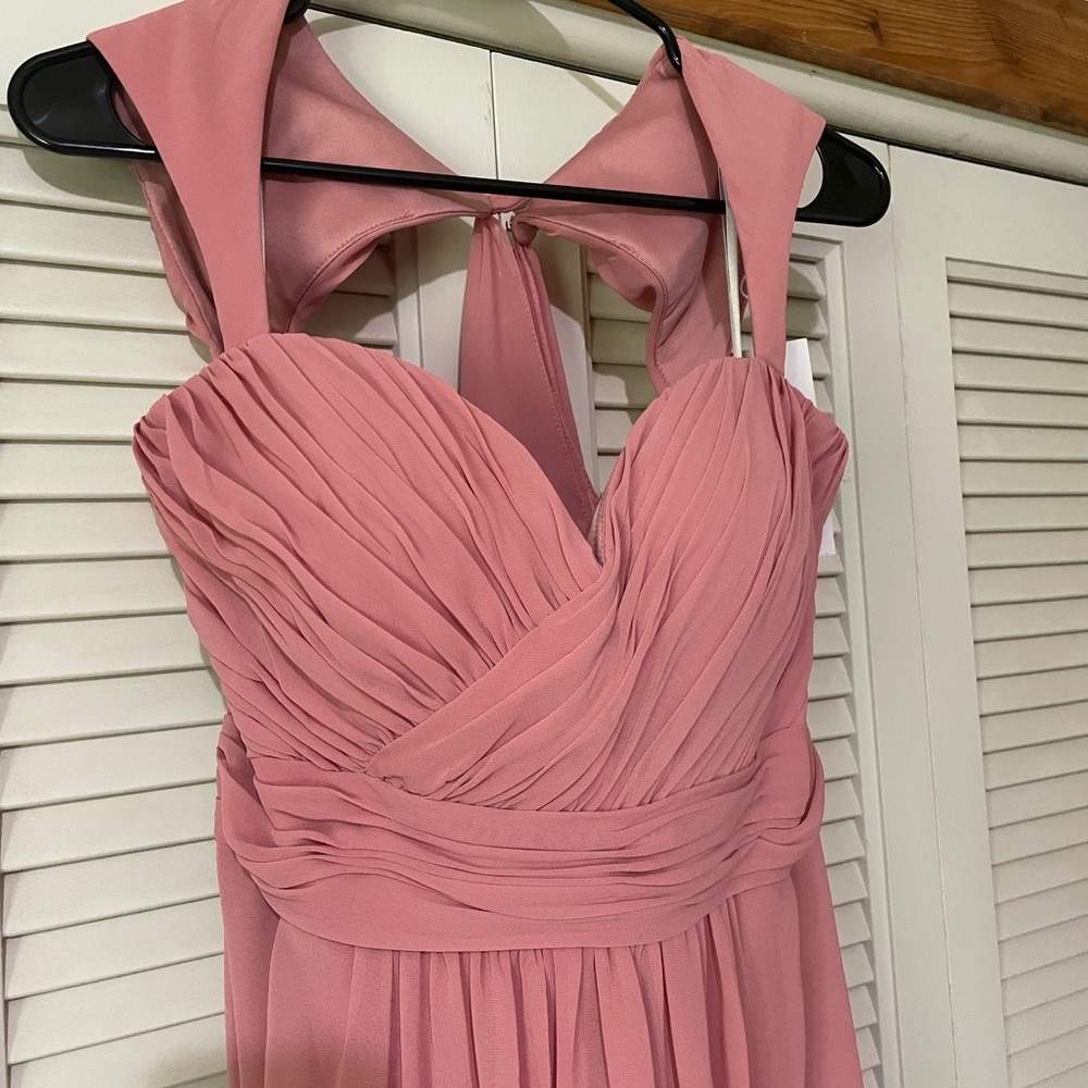 Elegant Dusty Rose Bridesmaids dress - Picture 2 of 3